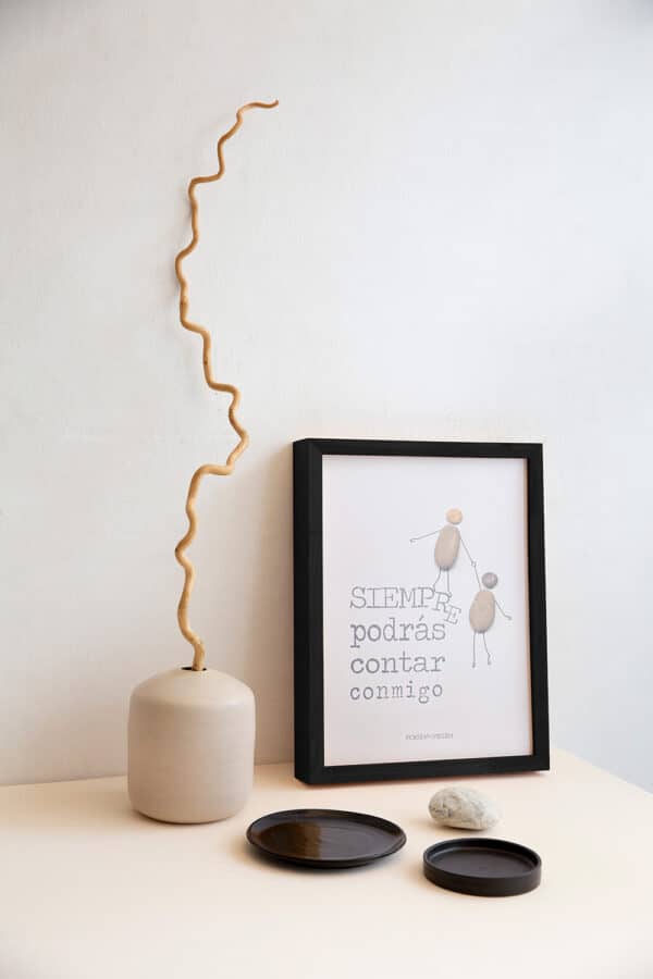 cuadro con piedras para regalar a amigos